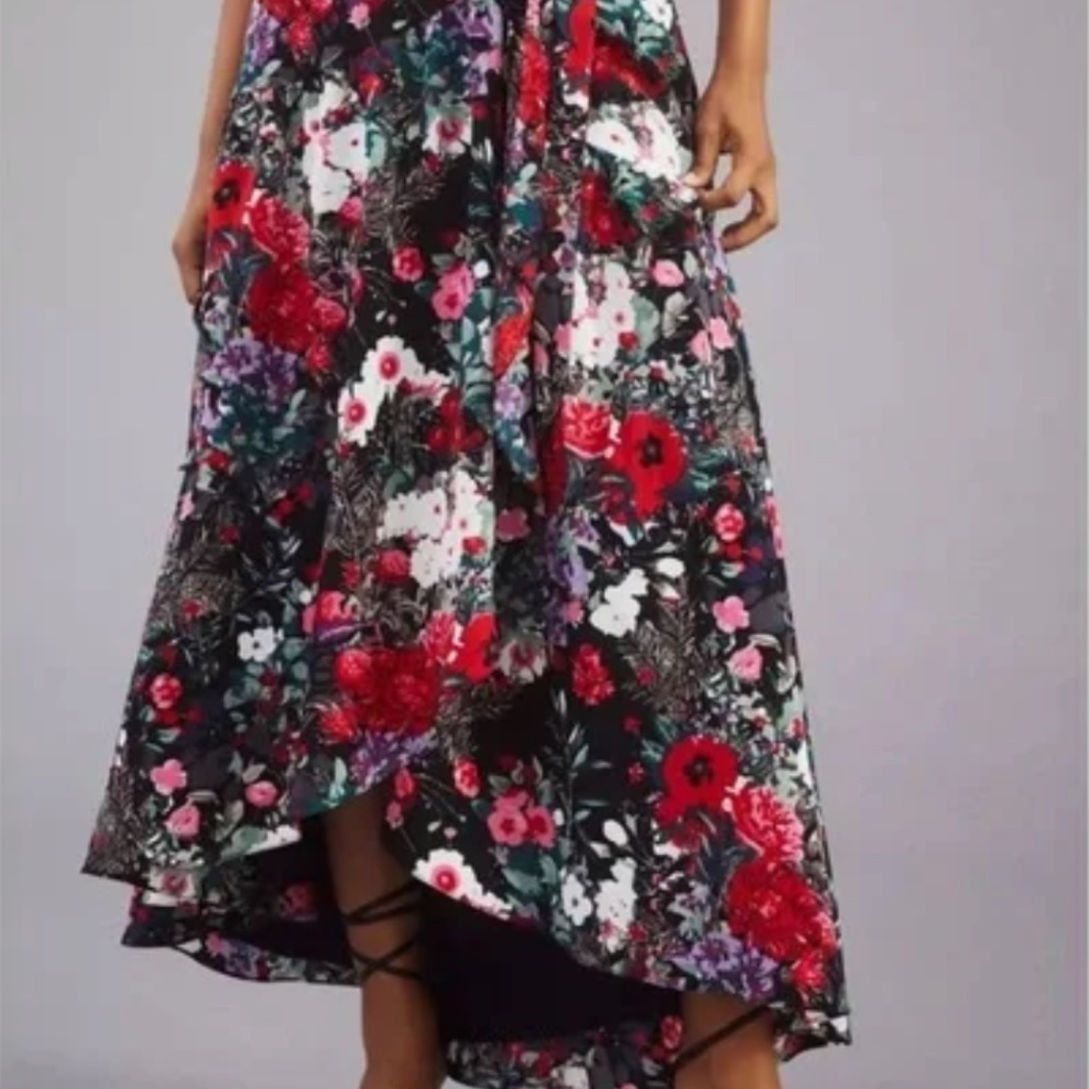 Anthropologie Hutch Wrap Maxi Skirt
